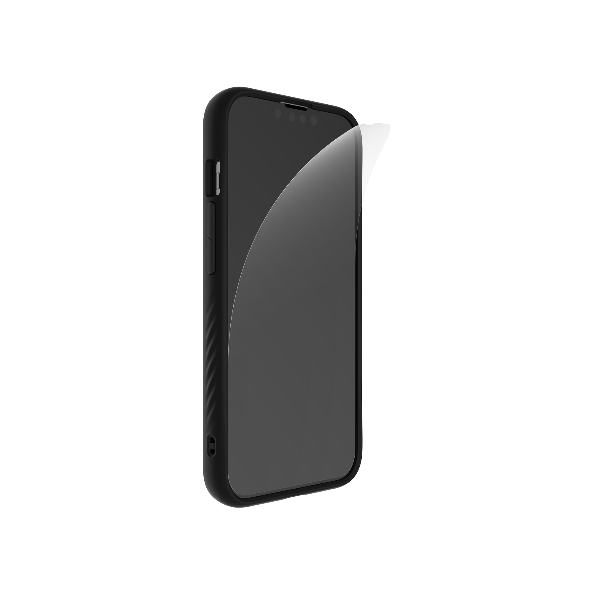 HybridGlassScreenProtector_2022iPhone_2000x2000_CurvedPerspective