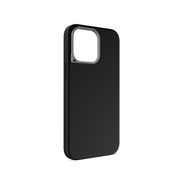 MagSafe® Compatible Black Silicone Phone Case – Minimalist