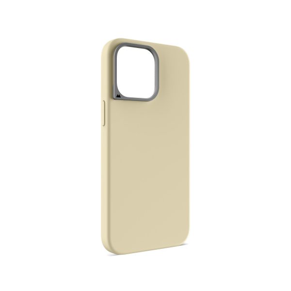 MagSafe® Compatible Ivory Silicone Phone Case – Minimalist