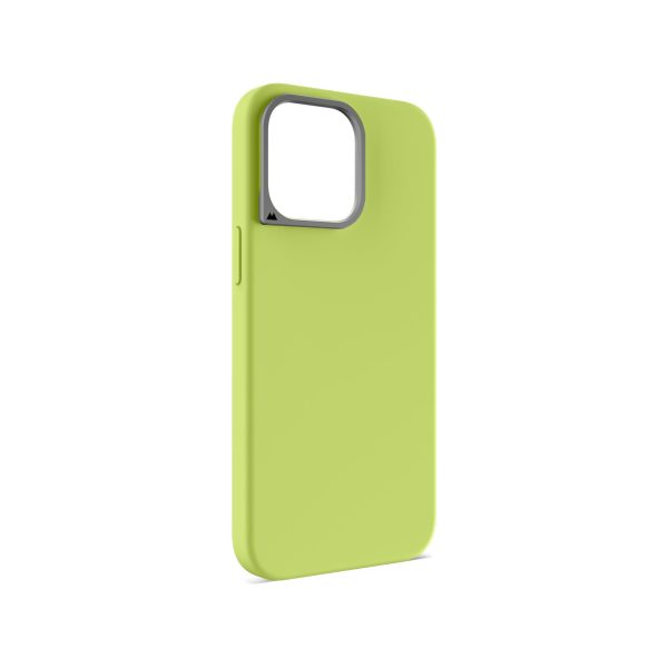 MagSafe® Compatible Pistachio Silicone Phone Case – Minimalist